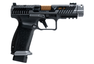 Canik TTI Combat 9mm Smoke 21+1 Optics Ready Slide Cut