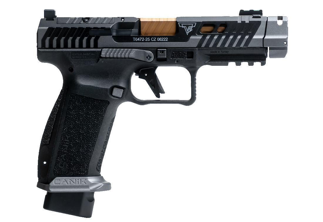 Canik TTI Combat 9mm Smoke 21+1 Optics Ready Slide Cut
