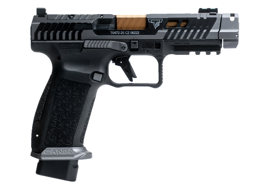 Canik TTI Combat 9mm Smoke 21+1 Optics Ready Slide Cut