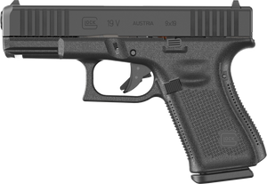 Glock G19 V 9mm 15+1 4.0" FS # 3-15Rd Mags| Front Serrations 9mm