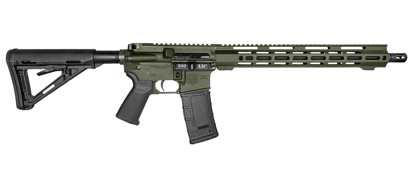 Diamondback Firearms Carbon DB15 Rifle ODG 300 AAC Blackout