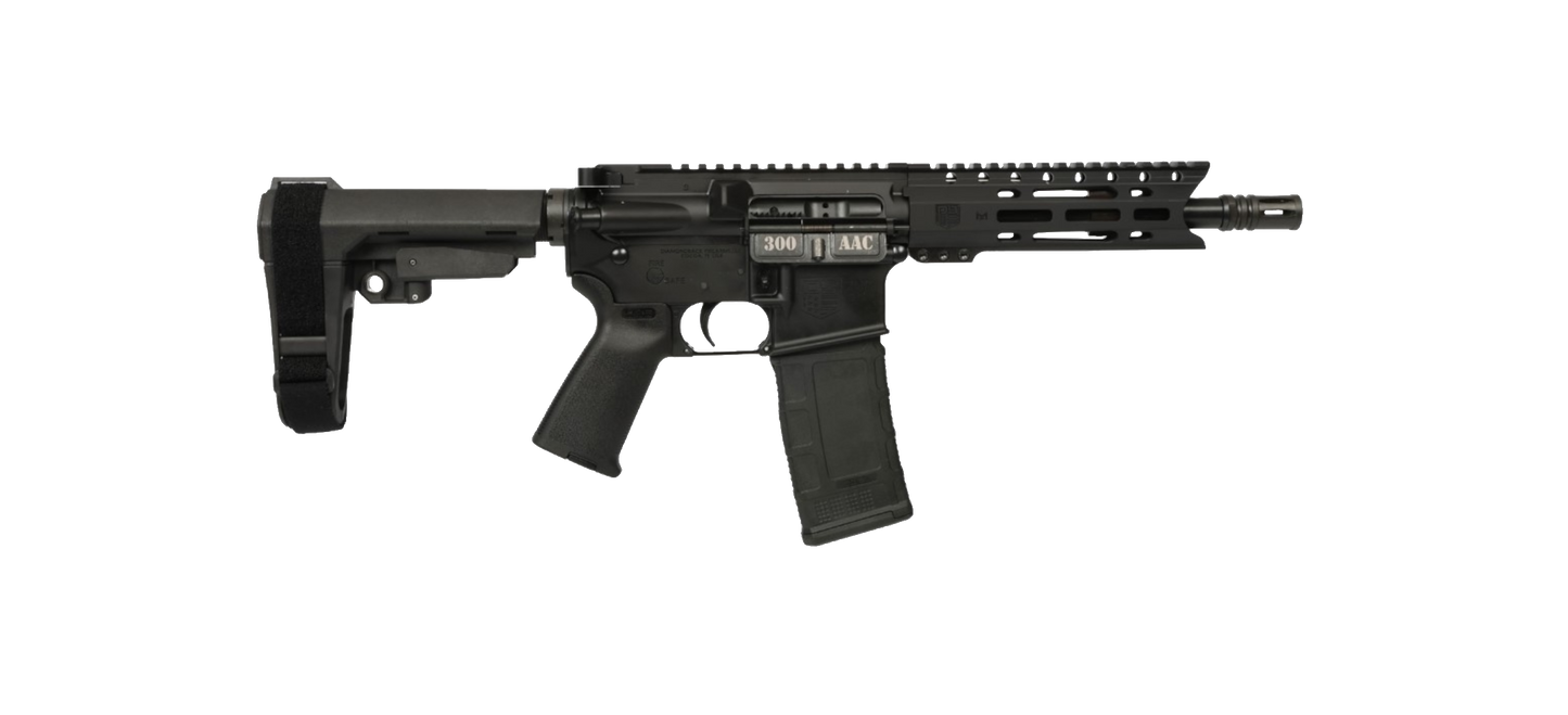Diamondback Firearms Carbon DB15 8" Pistol Blk 300 AAC Blackout