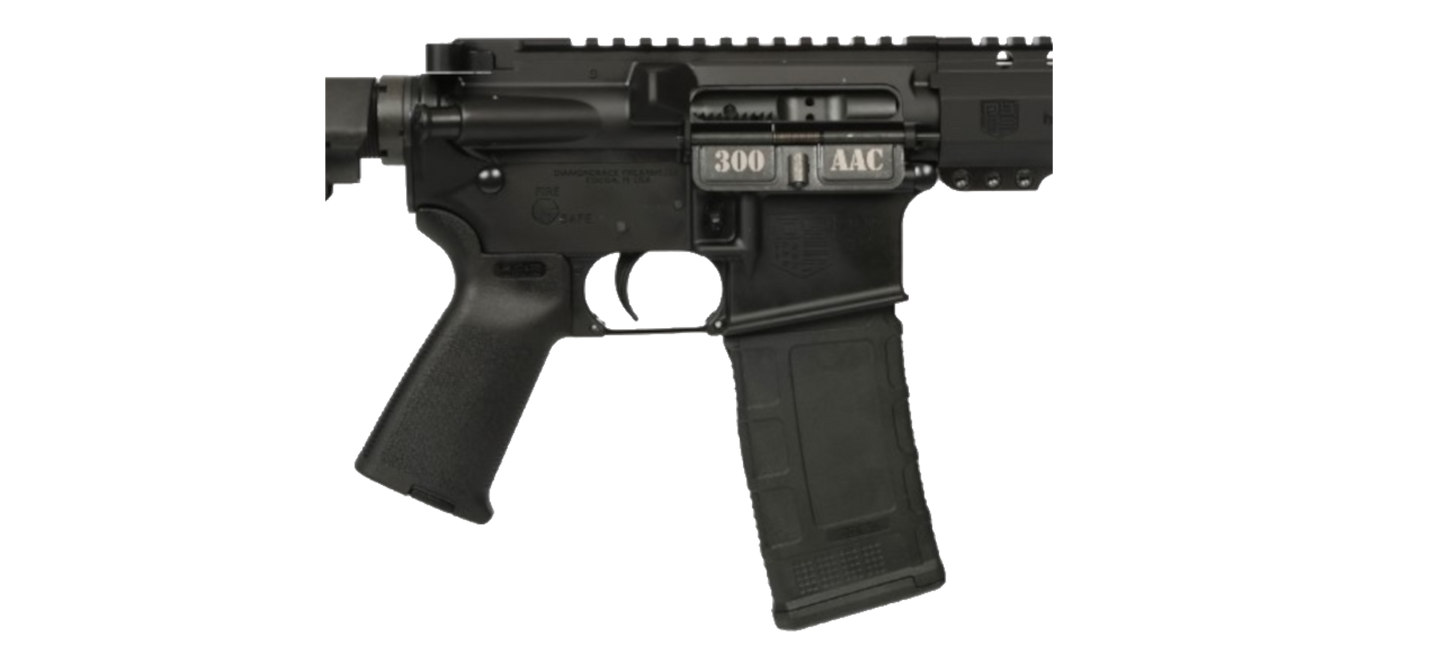 Diamondback Firearms Carbon DB15 8" Pistol Blk 300 AAC Blackout