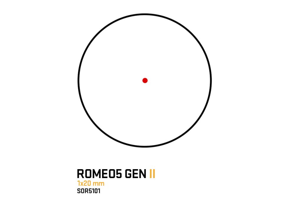 Sig Sauer Romeo 5 Gen II 1X20 Red Dot BLK | 1 MOA